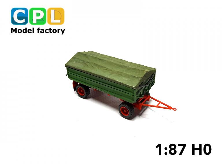 Preview: HW 80.11 ND geschlossene Plane gruen rot